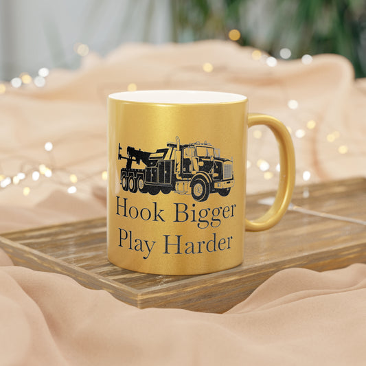 Hook Bigger Metallic Coffee Mug