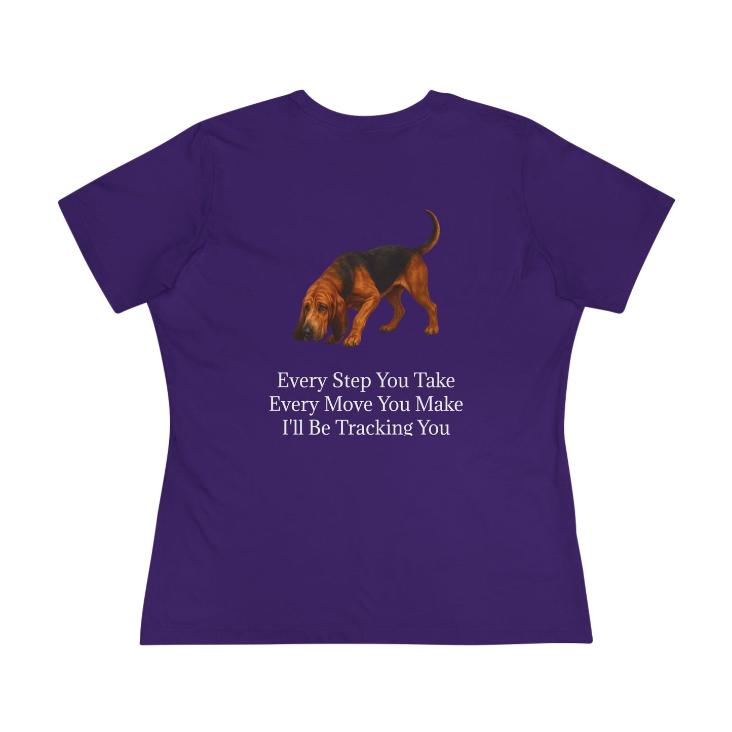 Tracking You Women's Short Sleeve Crewneck Tee