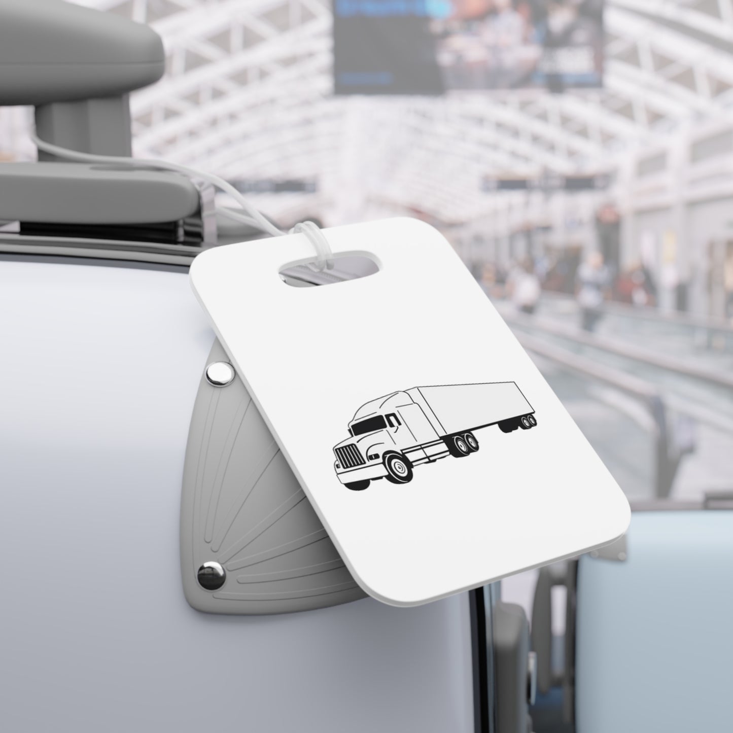 Semi Truck Luggage Tag
