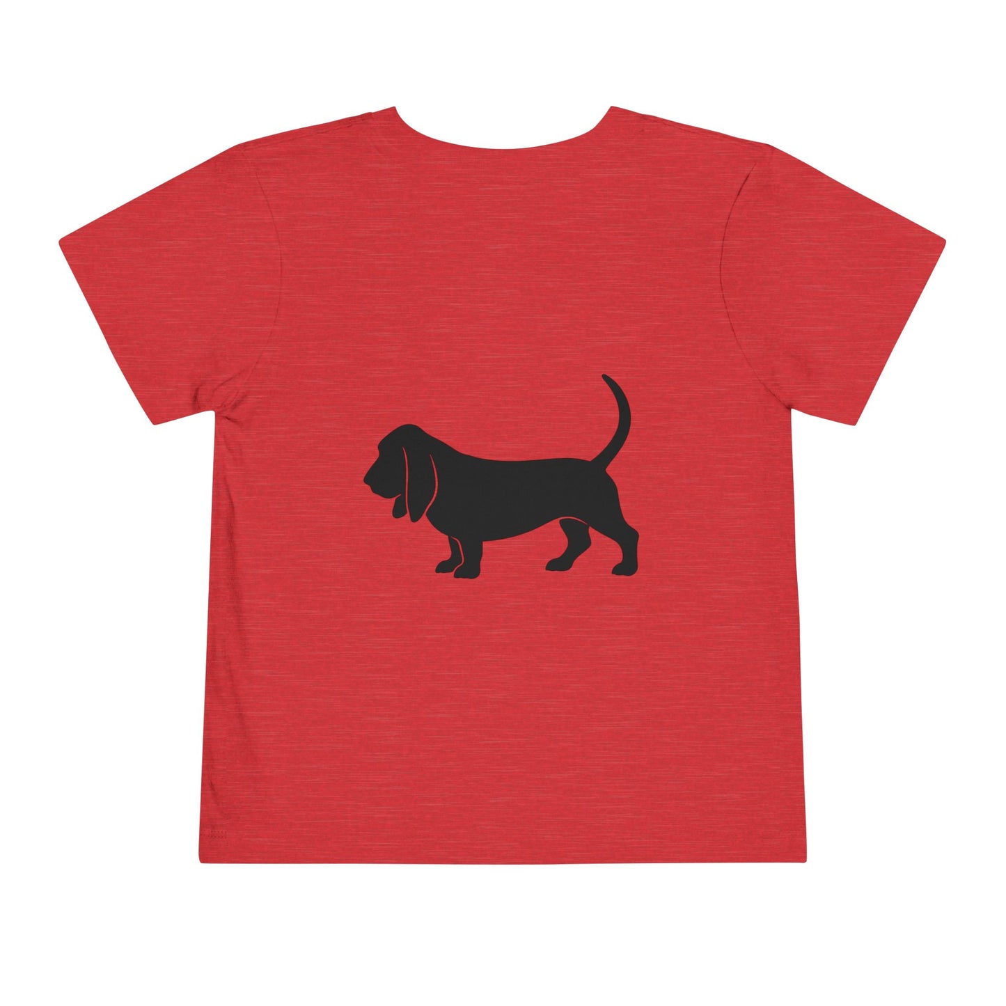 Basset Hound Toddler Unisex Short Sleeve Crewneck Tee