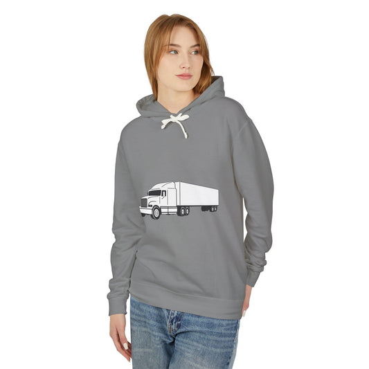 Semi Truck Unisex Lightweight Hoodie