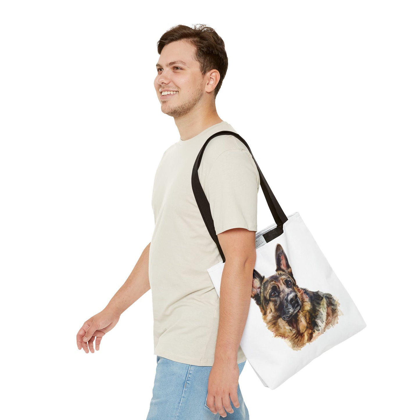 German Shepherd Head Tote Bag