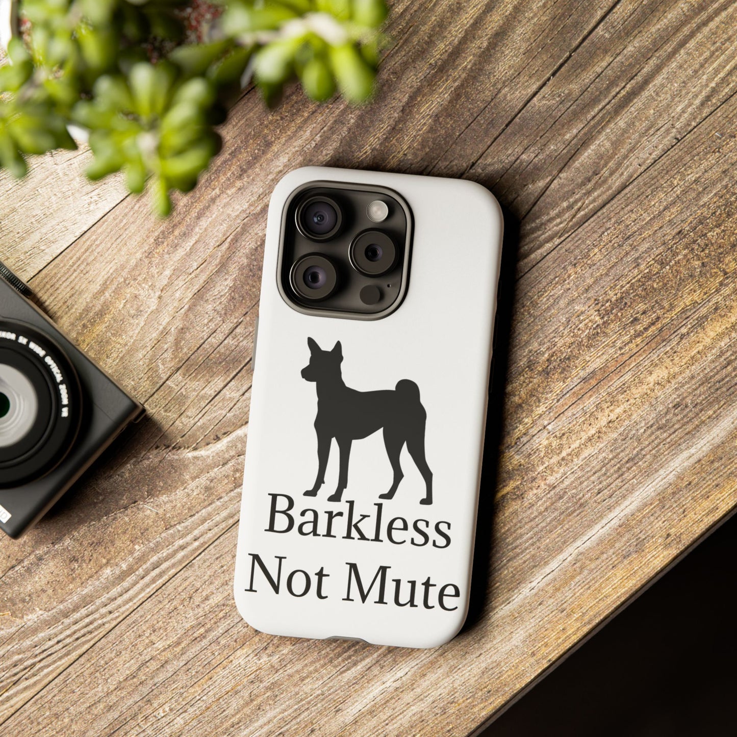 Barkless Not Mute iPhone Case