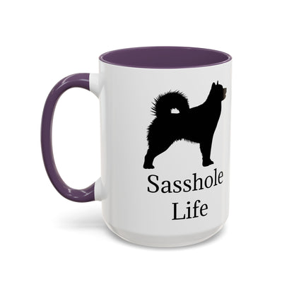 Sasshole Life 2-Tone Coffee Mug
