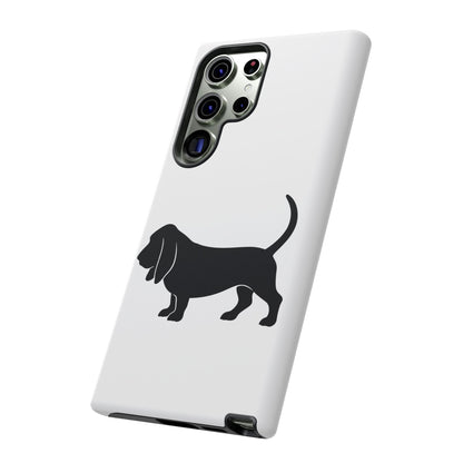 Basset Hound Silhouette Samsung Case