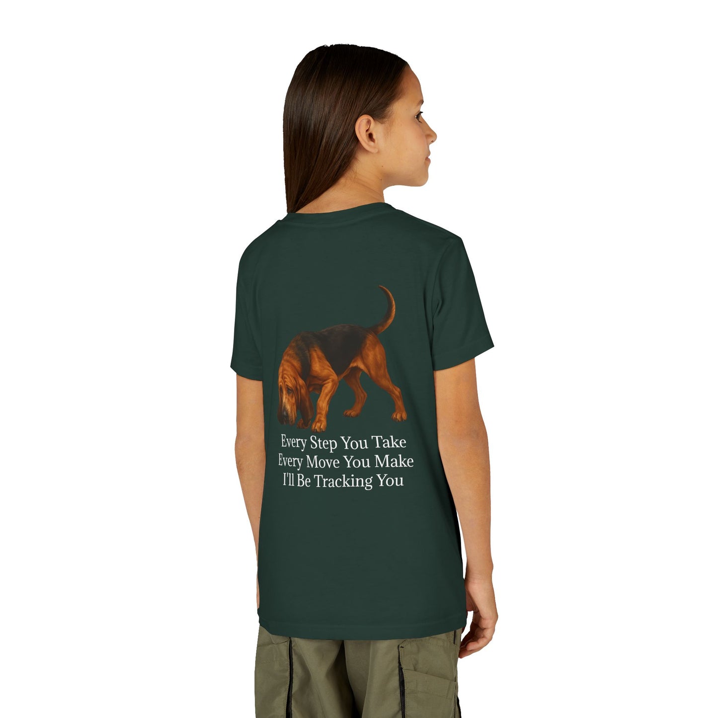 Tracking You Youth Unisex Short Sleeve Crewneck Tee