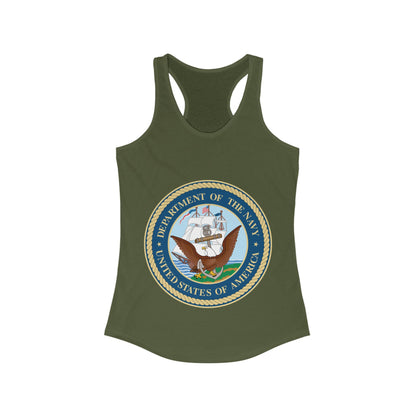 US Navy Women's Racerback Tank
