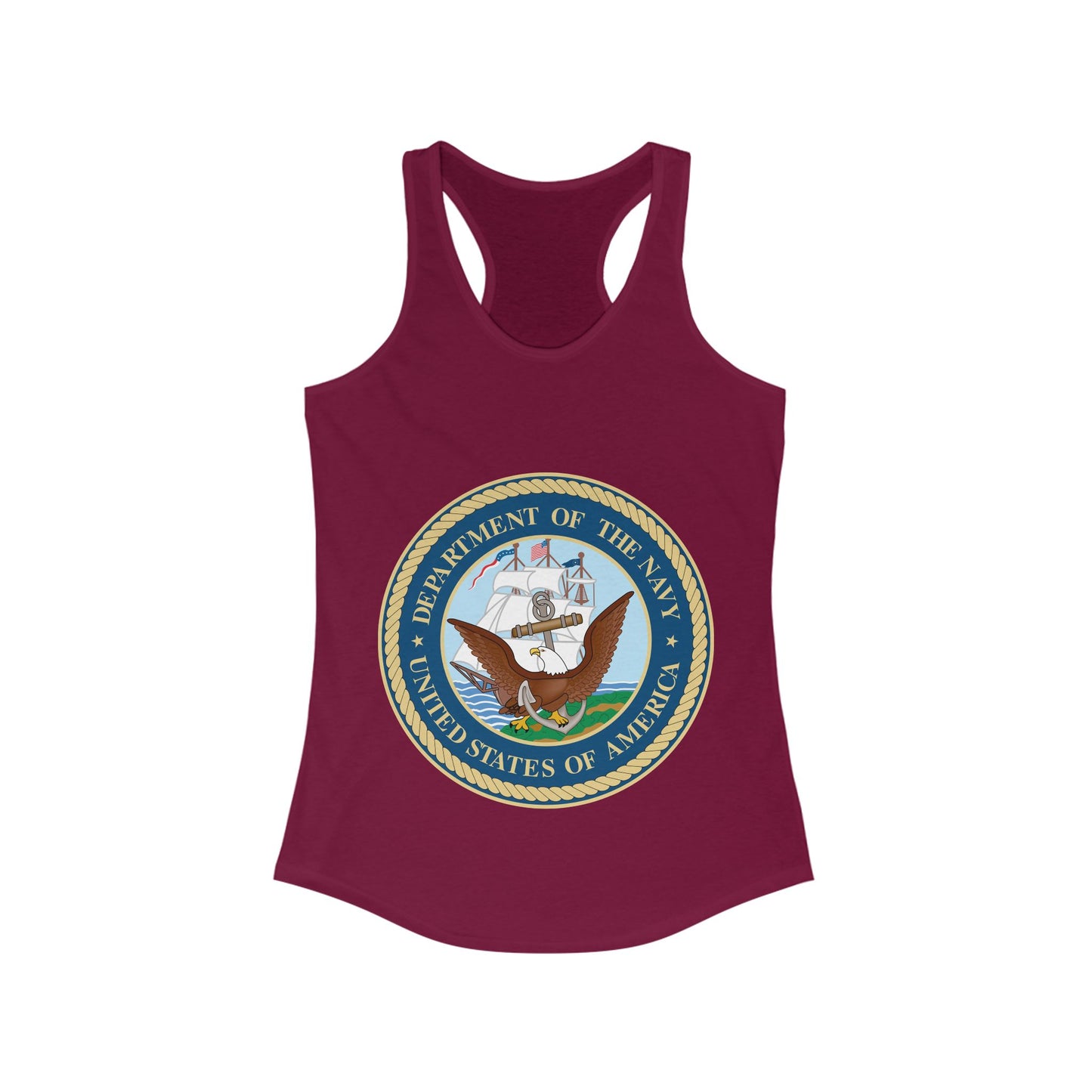 US Navy Women's Racerback Tank
