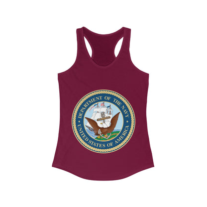 US Navy Women's Racerback Tank