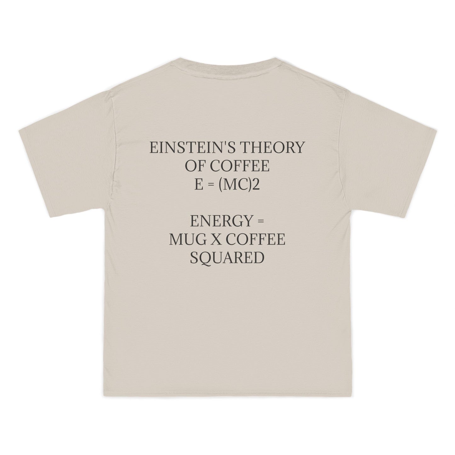 Einstein's Theory Of Coffee Men's Short-Sleeve Crewneck Tee
