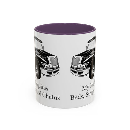 Beds, Straps, And Chains 2-Tone Coffee Mug