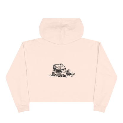 Slingin' Mud Side By Side Women's Crop Hoodie