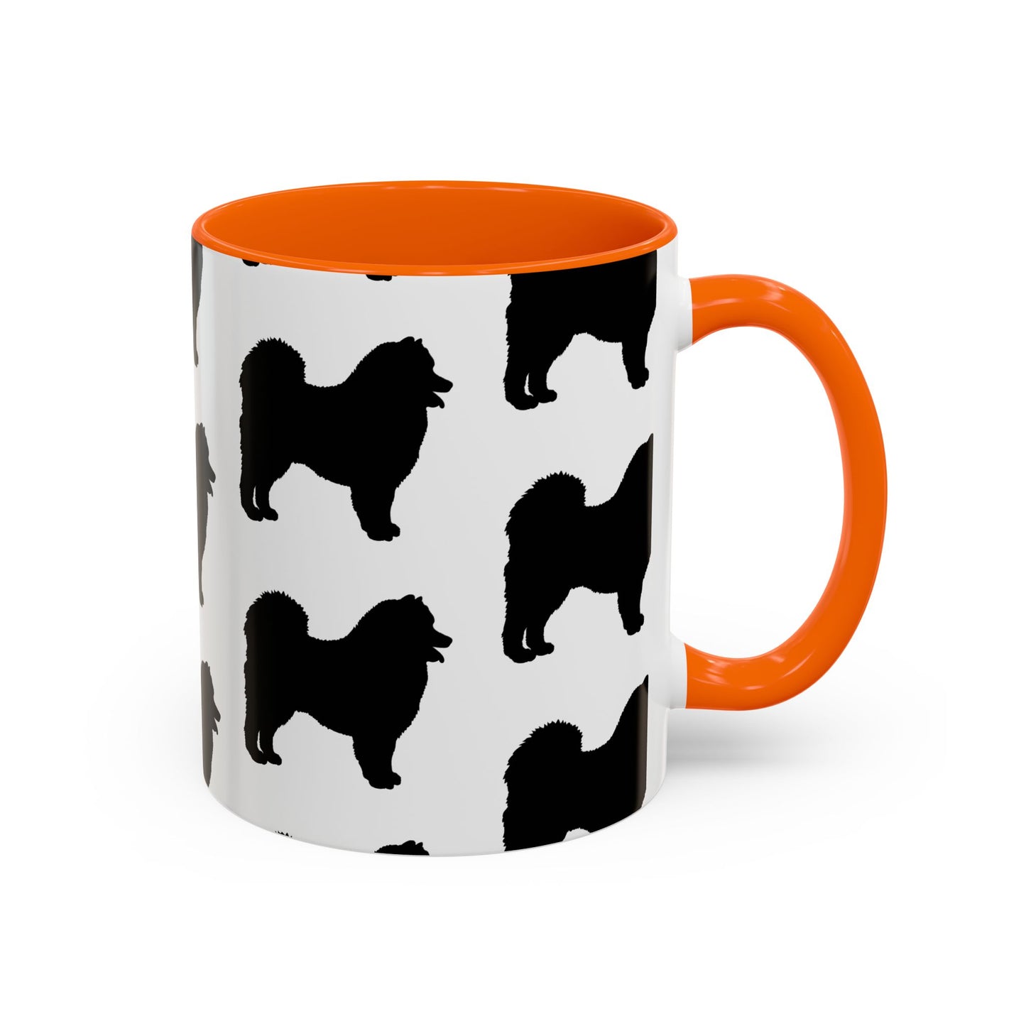 Samoyed Silhouette 2-Tone Coffee Mug