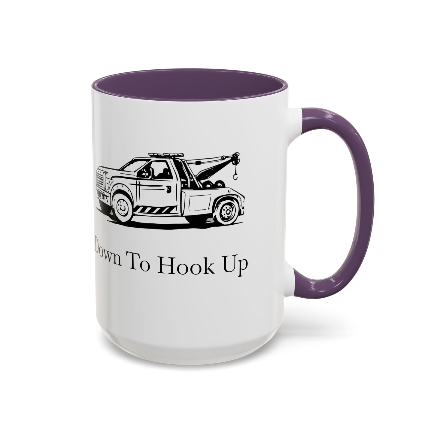 Down To Hook Up 2-Tone Coffee Mug