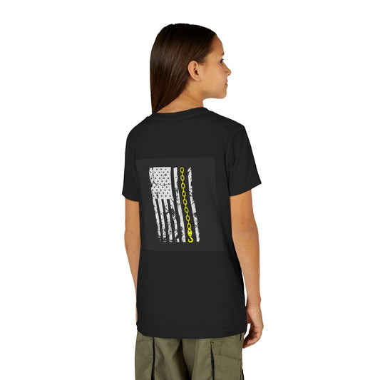 Thin Yellow Line Youth Unisex Short Sleeve Crewneck Tee