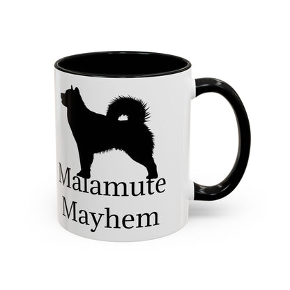 Malamute Mayhem 2-Tone Coffee Mug