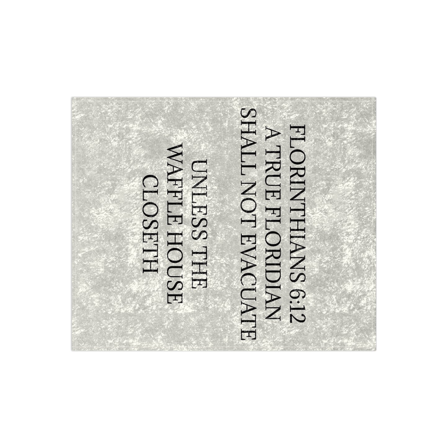 Florinthians 6:12 Crushed Velvet Blanket