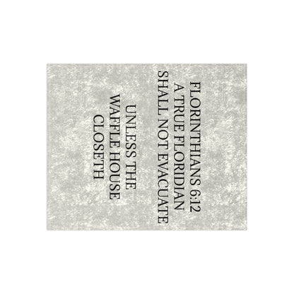 Florinthians 6:12 Crushed Velvet Blanket