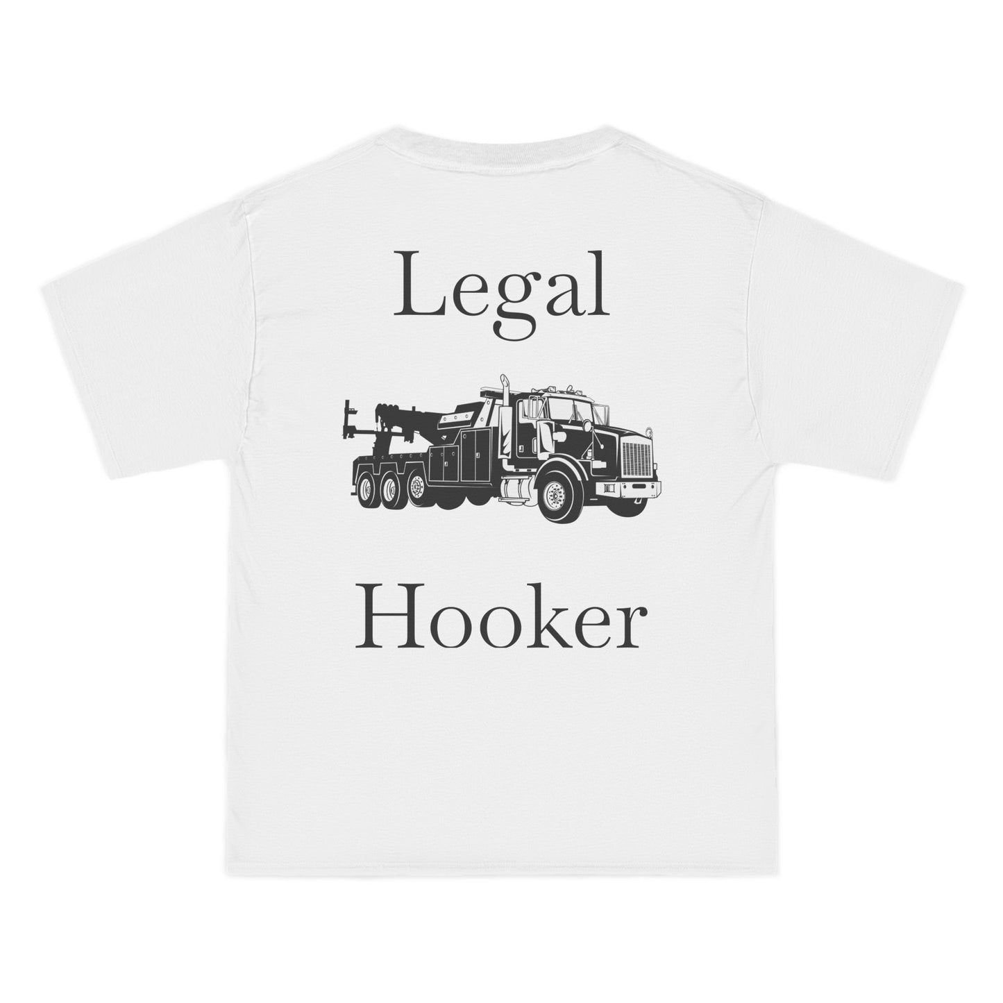 Legal H**ker Heavy Tow Truck Men's Short-Sleeve Crewneck Tee