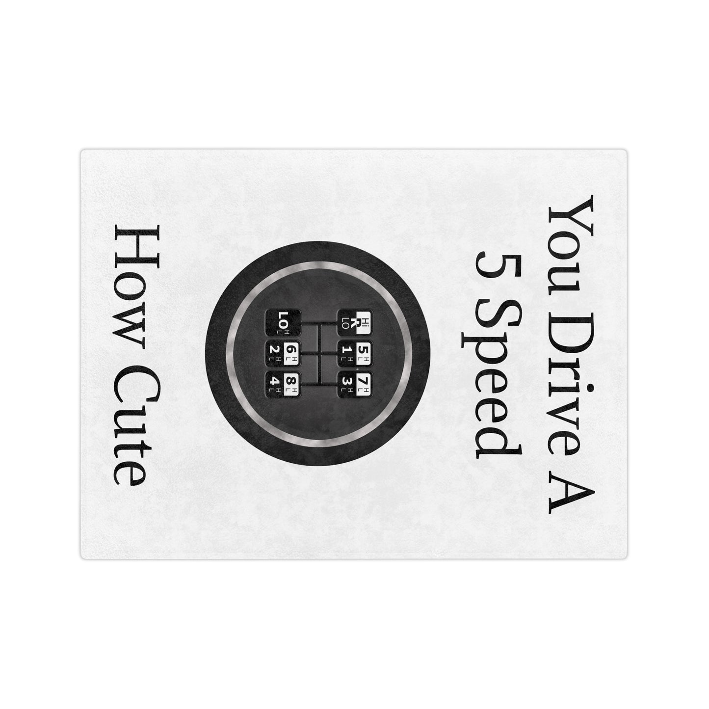 5 Speed How Cute Velveteen Microfiber Blanket
