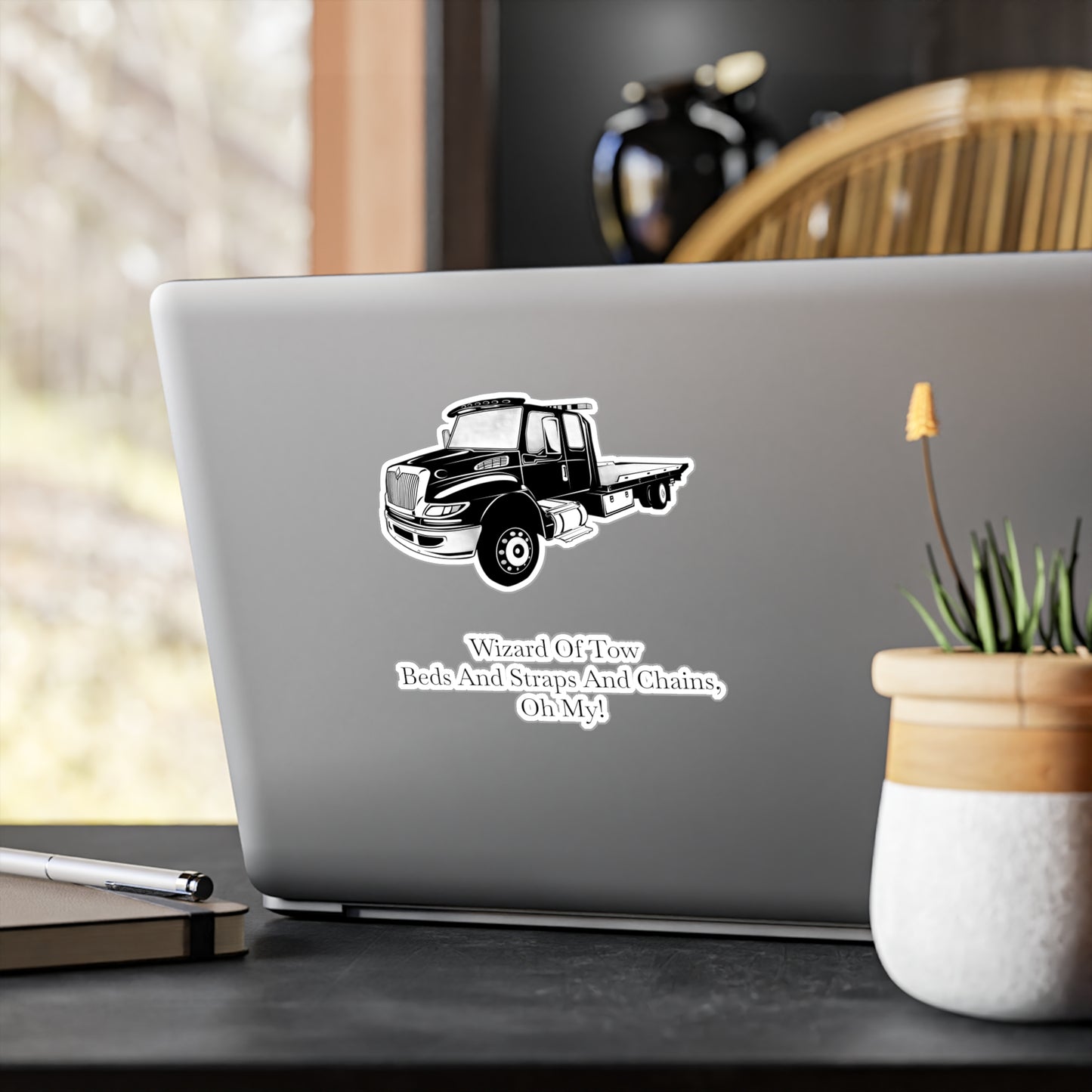 Wizard Of Tow Vinyl Decal
