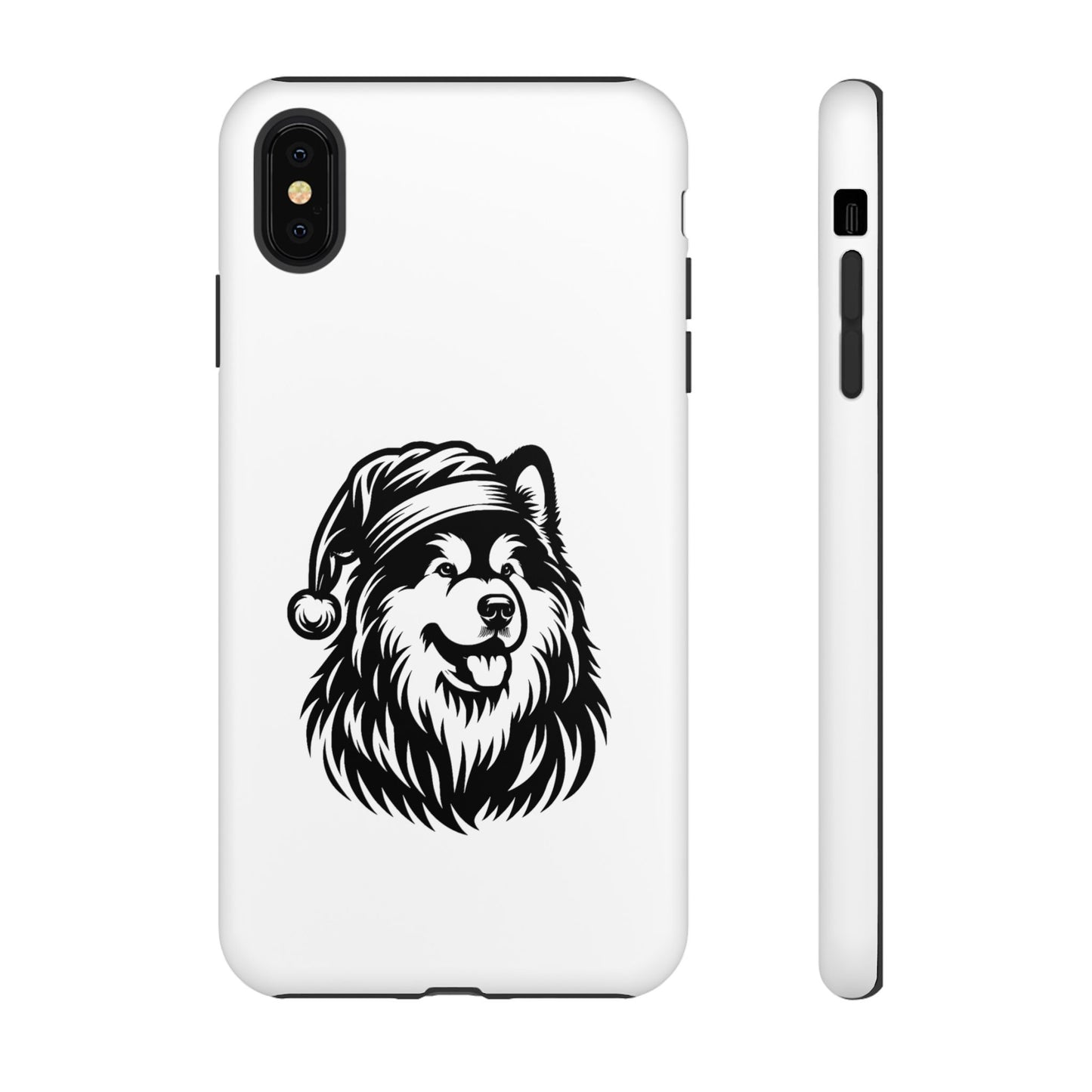 Santa Paws Malamute iPhone Case