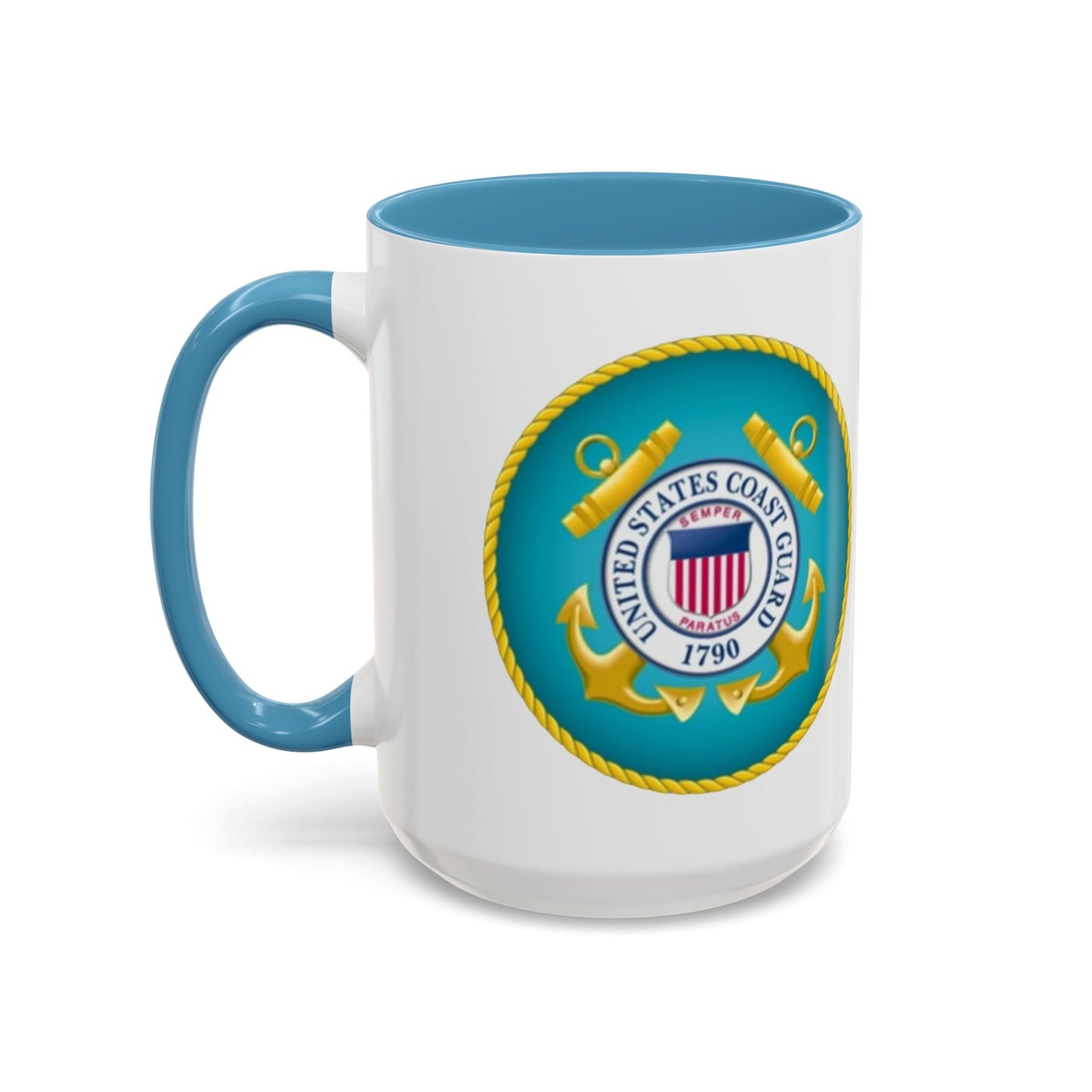 US Coast Guard 2-Tone Coffee Mug