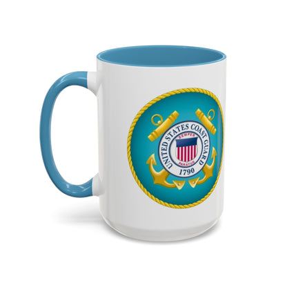 US Coast Guard 2-Tone Coffee Mug