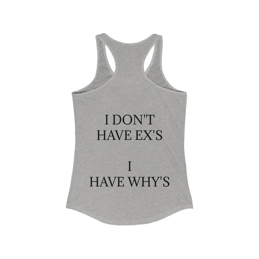 X's And Y's Women's Racerback Tank