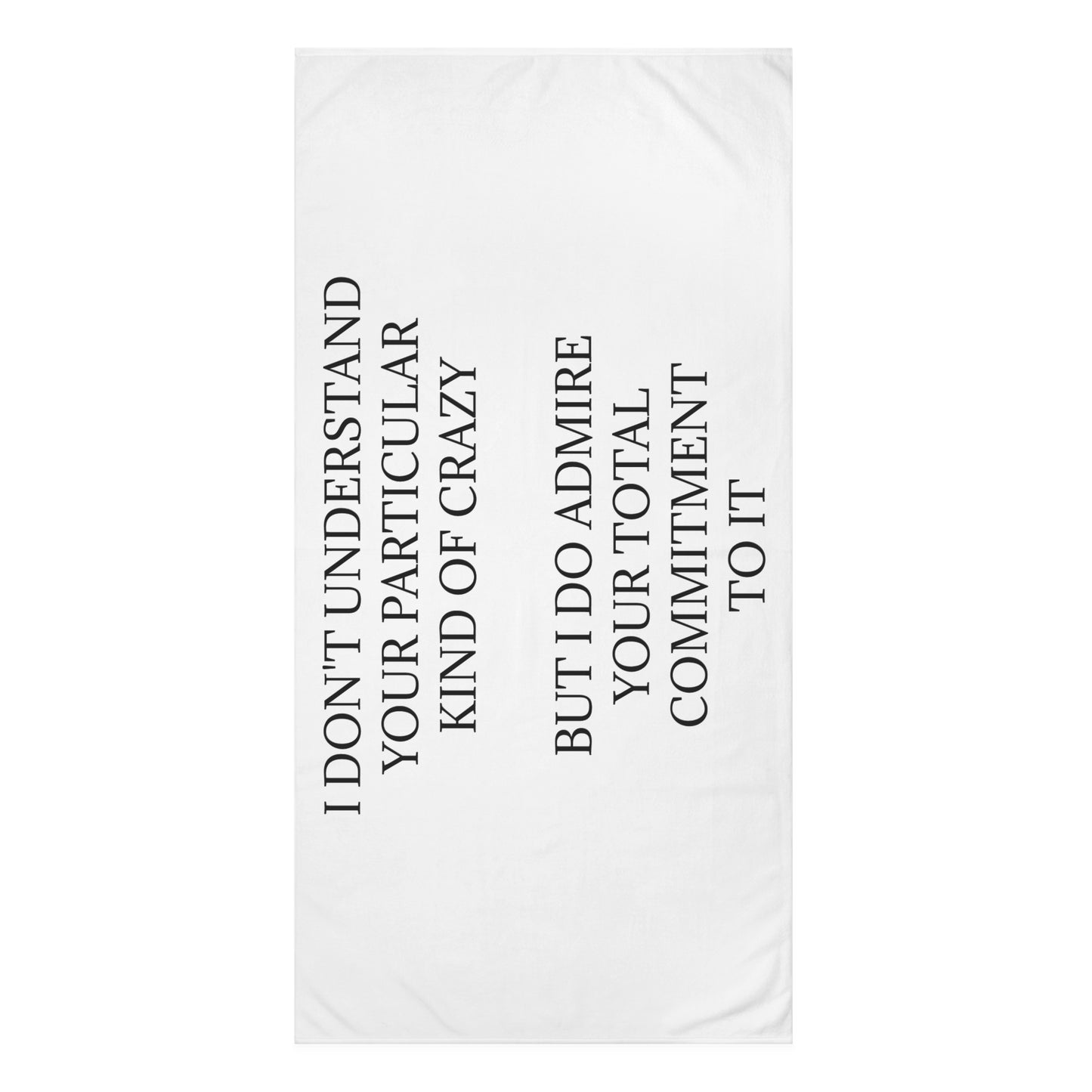 Kind Of Crazy Mink-Cotton  Beach Towel