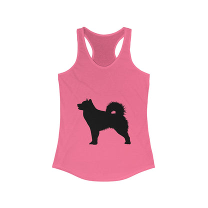 Malamute Silhouette Women's Racerback Tank