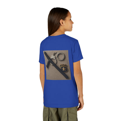 Law Enforcement Appreciation Youth Unisex Short Sleeve Crewneck Tee