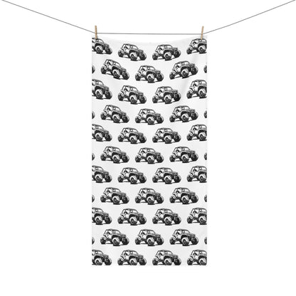 Off The Beaten Path Side By Side Mink-Cotton  Beach Towel