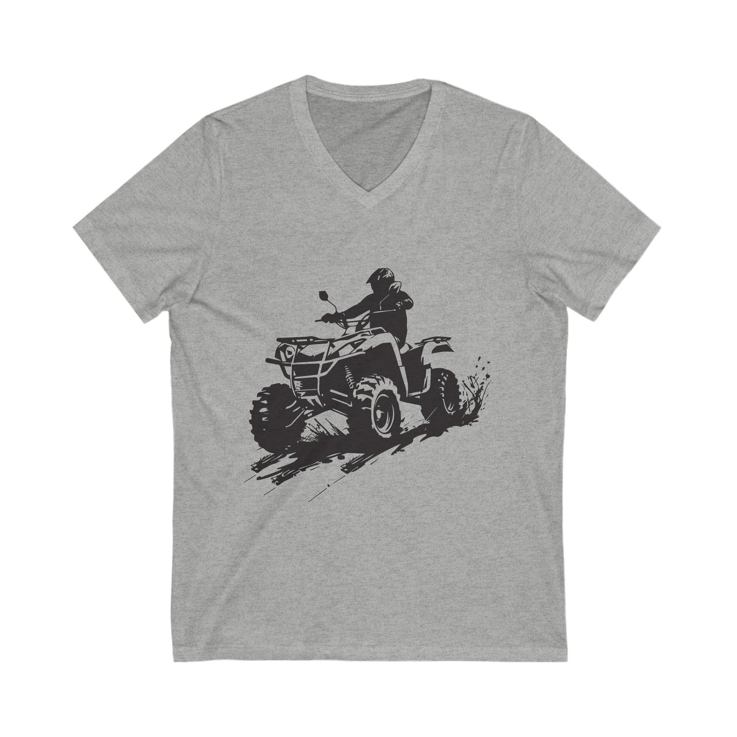 Slingin' Mud Quad Unisex Short Sleeve V-Neck Tee