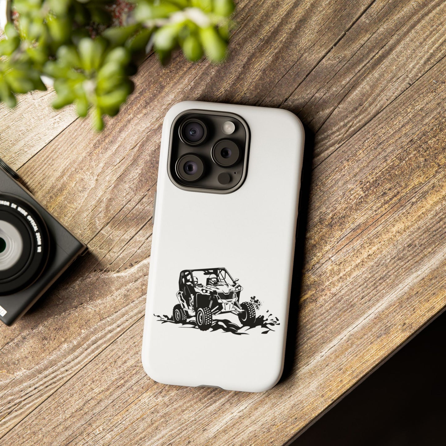 Slingin' Mud Side By Side iPhone Case