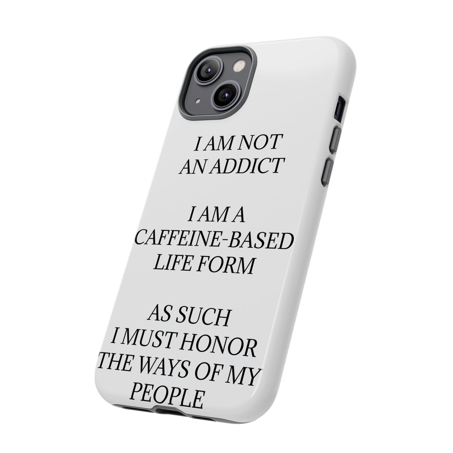 Not An Addict iPhone Case