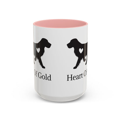 Heart Of Gold 2-Tone Coffee Mug