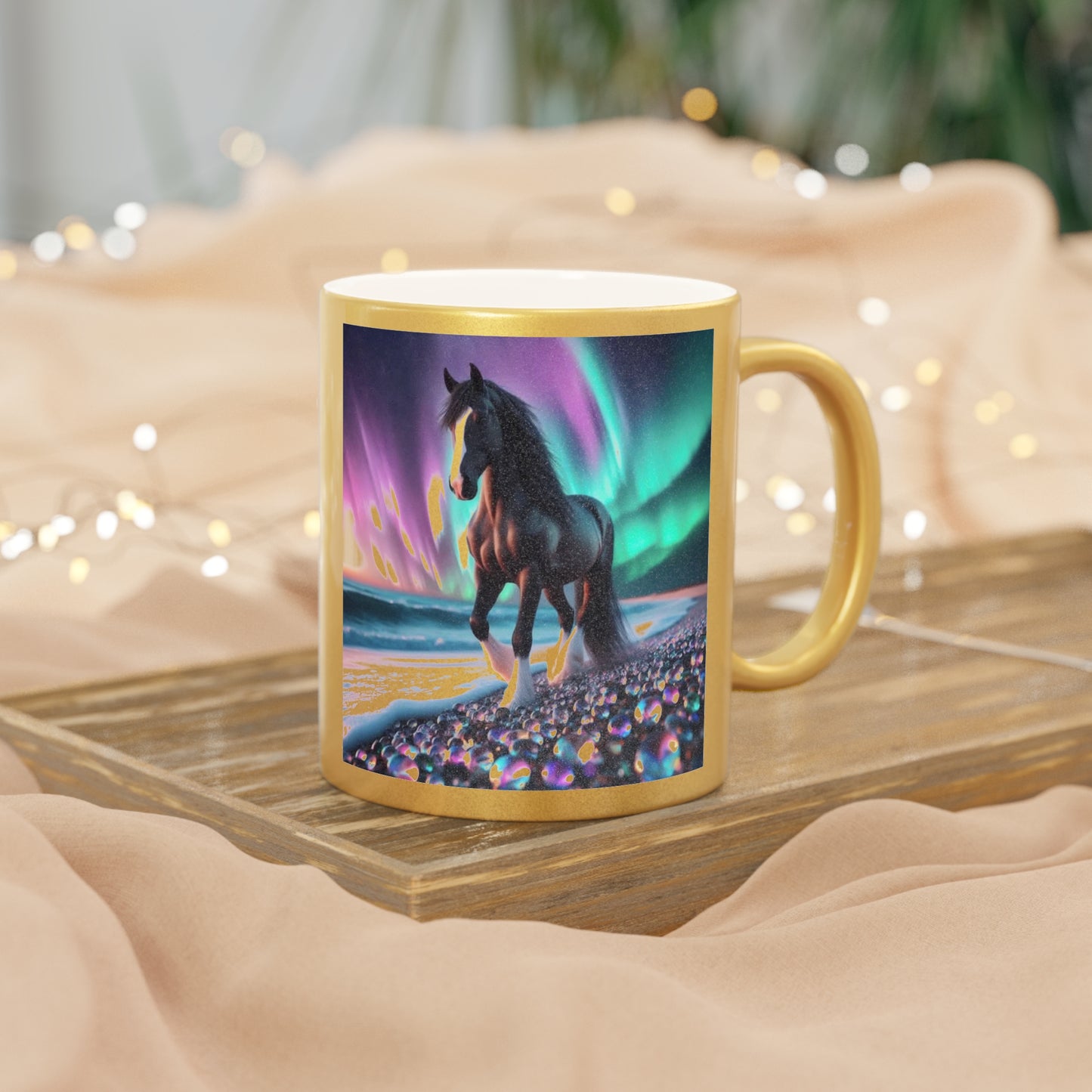 Midnight Magic Metallic Coffee Mug