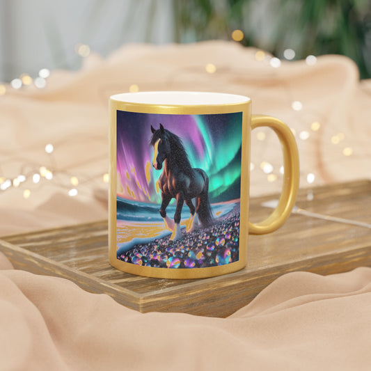 Midnight Magic Metallic Coffee Mug
