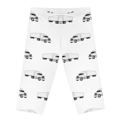 Semi Truck Women's Capri Leggings
