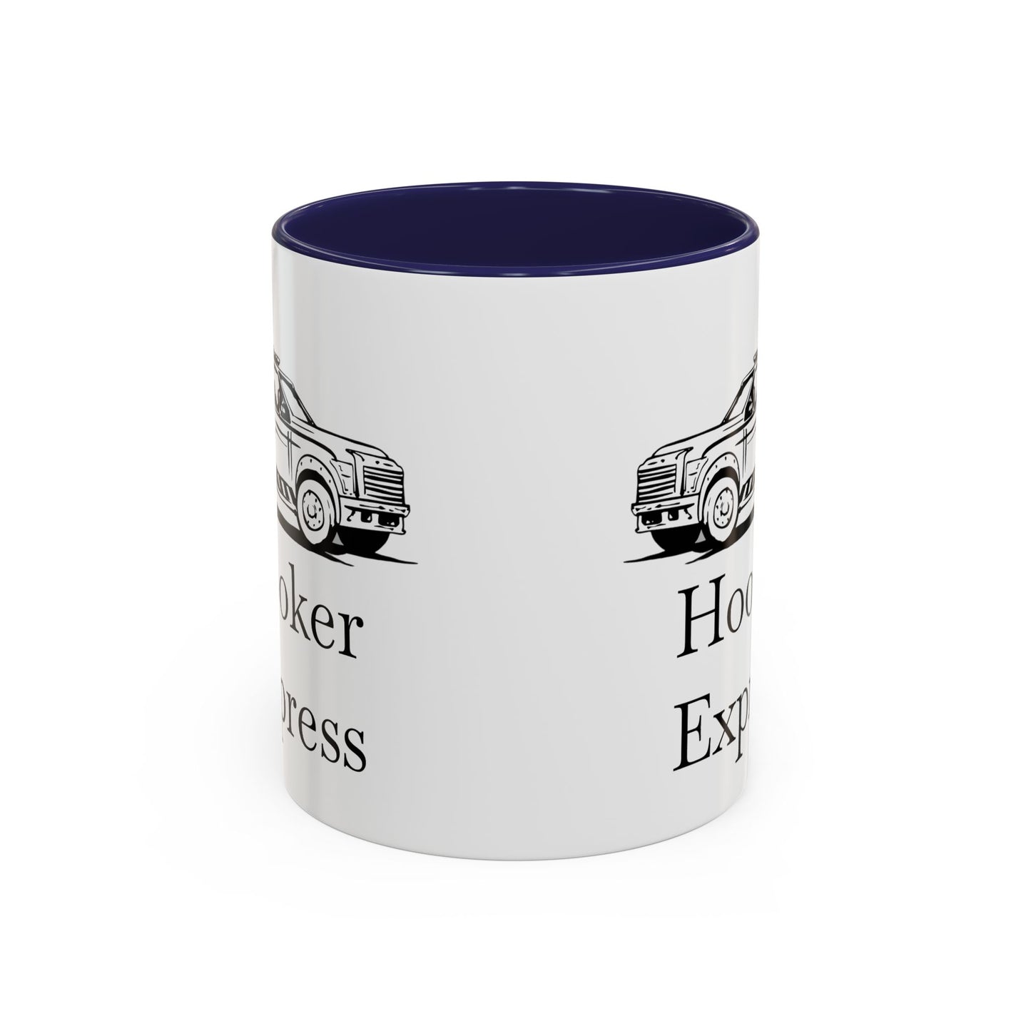 H**ker Express Wheel Lift Tow Truck 2-Tone Coffee Mug
