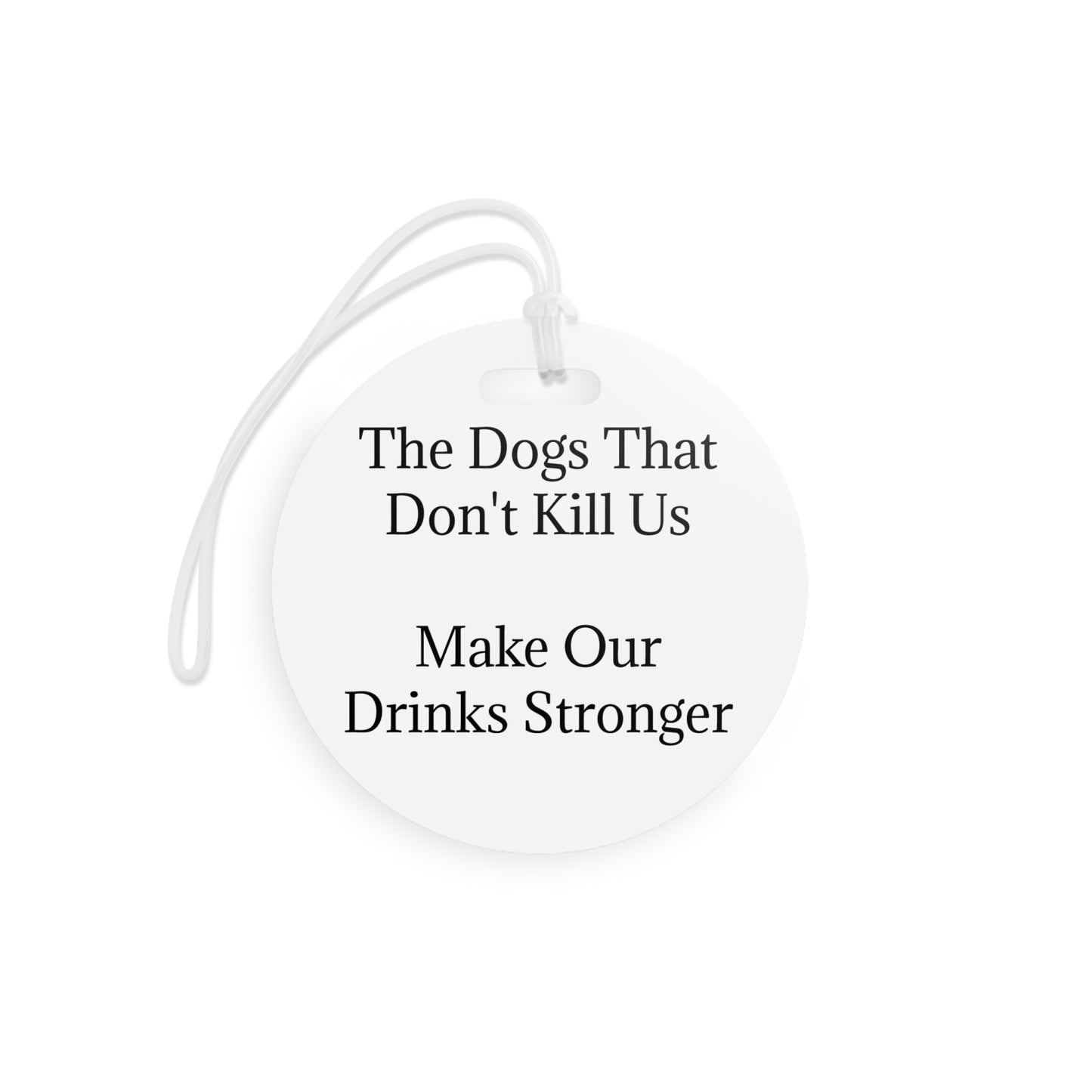 Drinks Stronger Luggage Tag