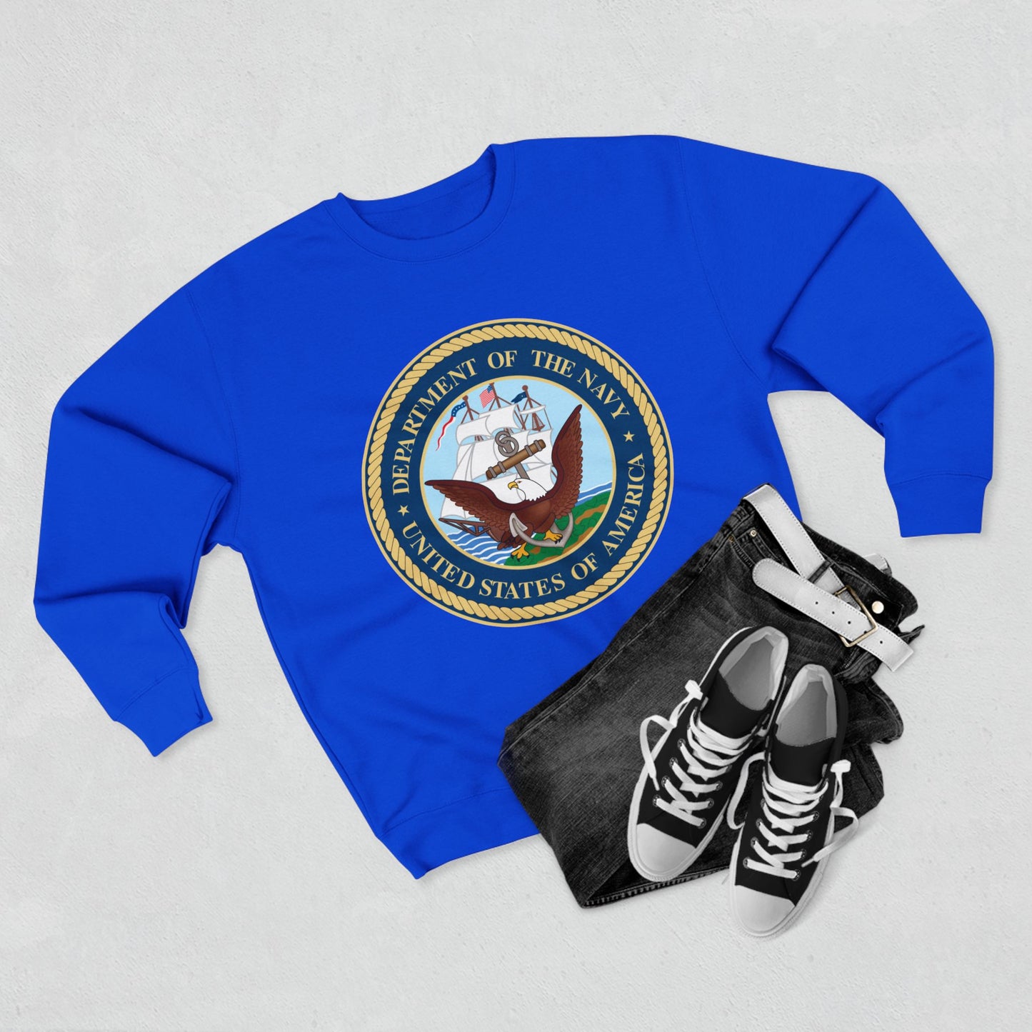 US Navy Unisex Crewneck Sweatshirt