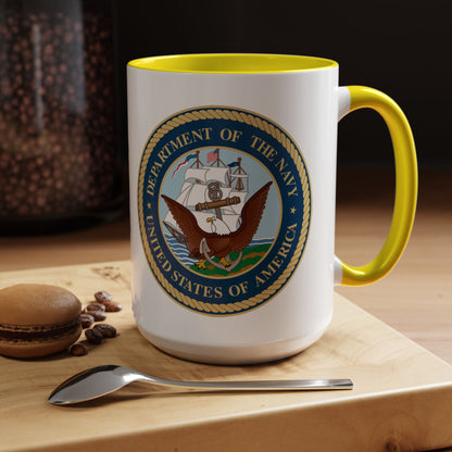 US Navy 2-Tone Coffee Mug