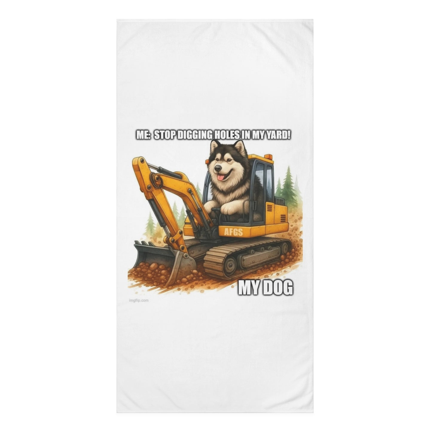 Digmaster Mink-Cotton  Beach Towel