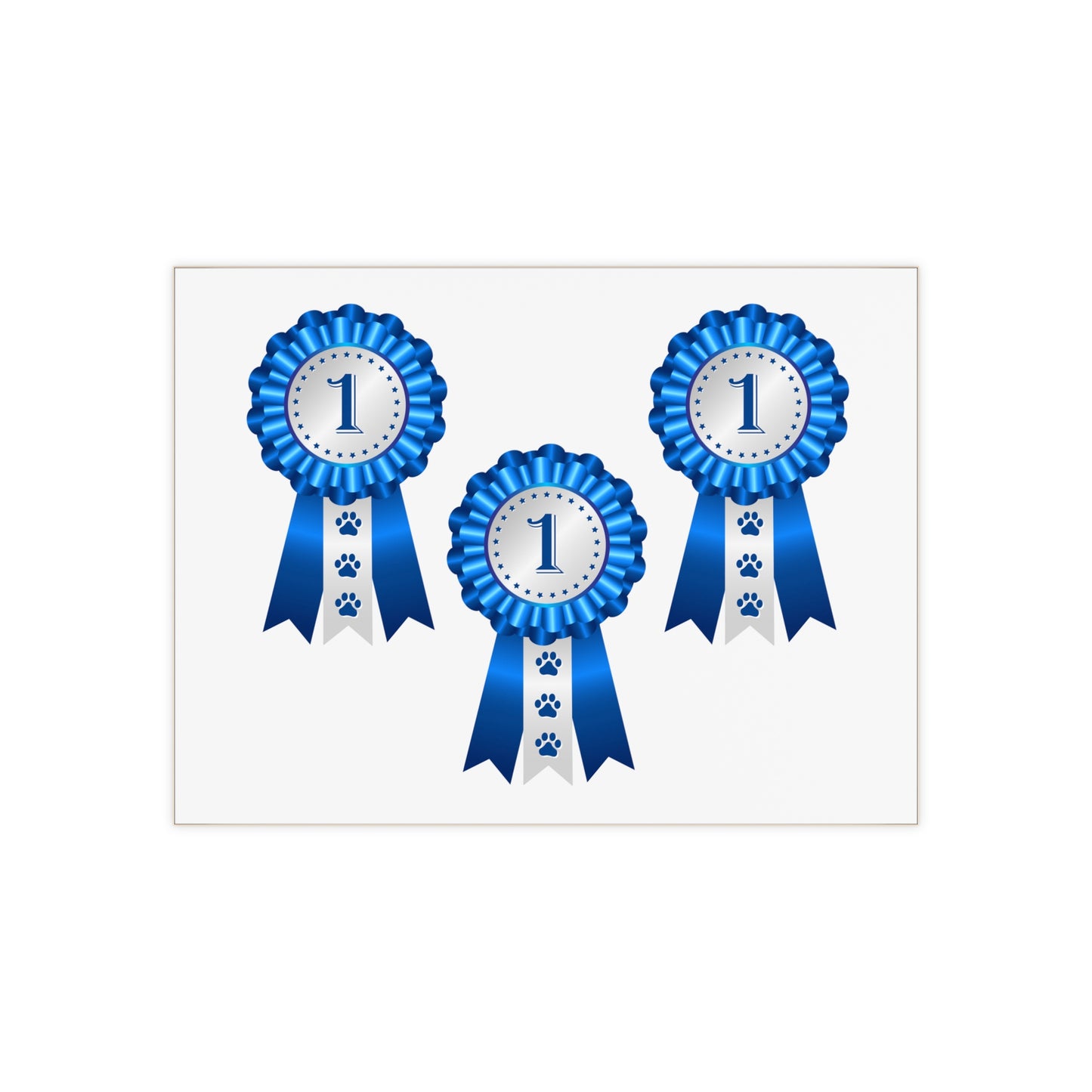 Show Ribbon Ceramic Photo Tile