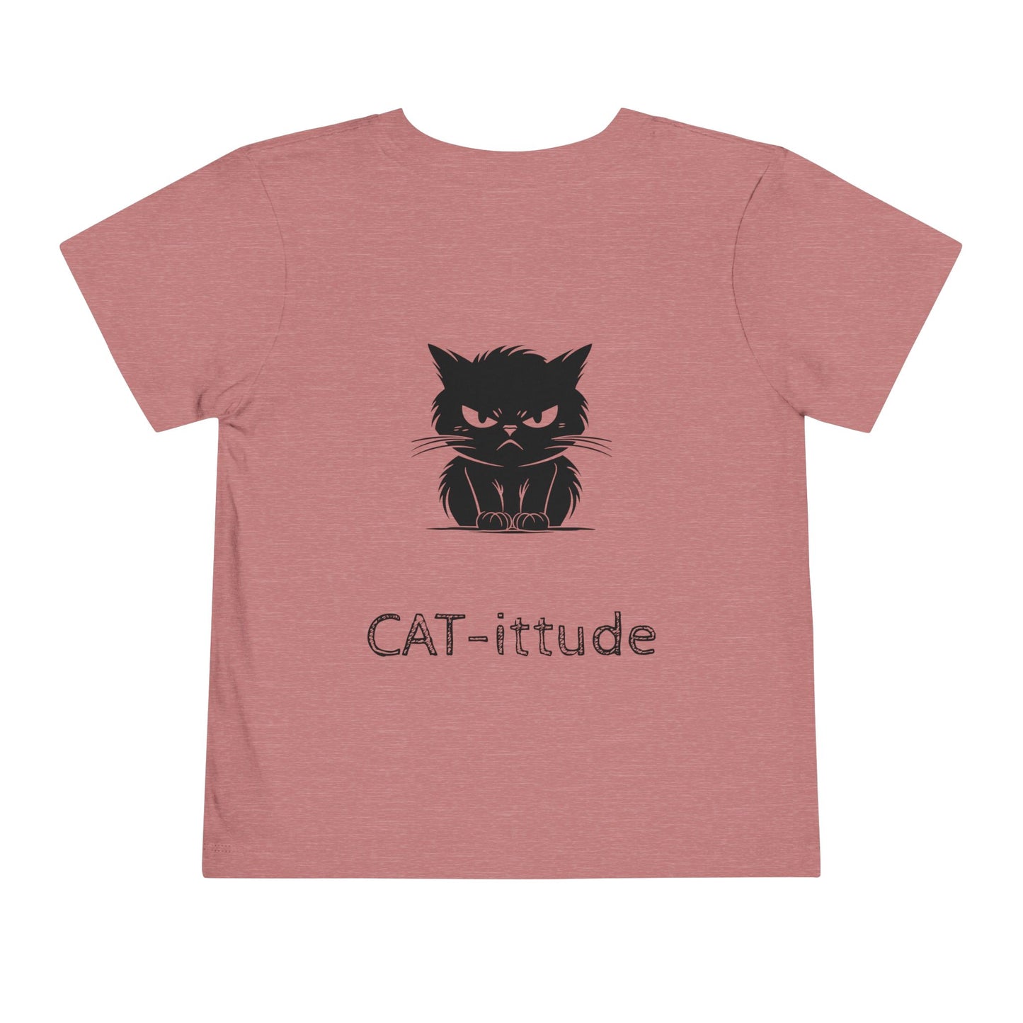 CAT-itude Toddler Unisex Short Sleeve Crewneck Tee