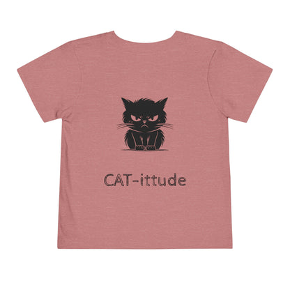 CAT-itude Toddler Unisex Short Sleeve Crewneck Tee