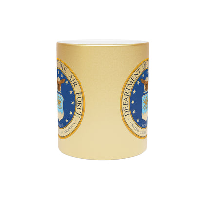 US Air Force Metallic Coffee Mug