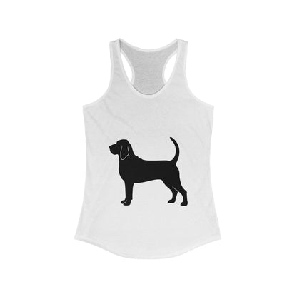 Bloodhound Silhouette Women's Racerback Tank